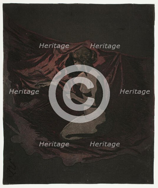 Embers Glow, 1890-97. Creator: Theodore Roussel.