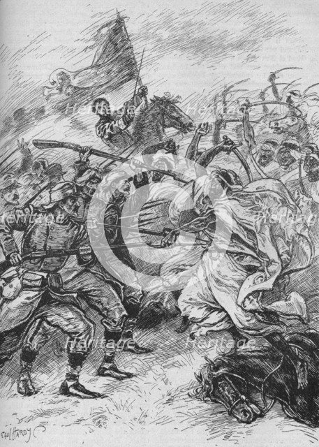 'Moors and Spaniards Mixed Inextricably', 1902. Artist: Paul Hardy.