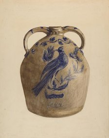 Jug, c. 1937. Creator: Yolande Delasser.