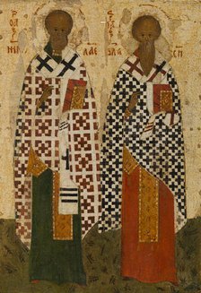 Saint Nicholas and Saint Blaise, between 1500 and 1600. Creator: Novgorod school.