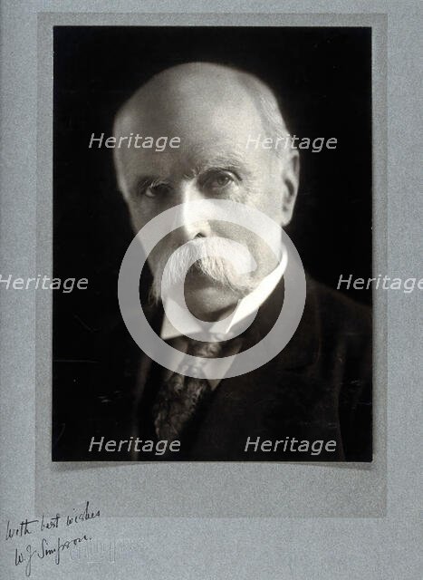 Sir William John Ritchie Simpson. Creator: Claude Harris.