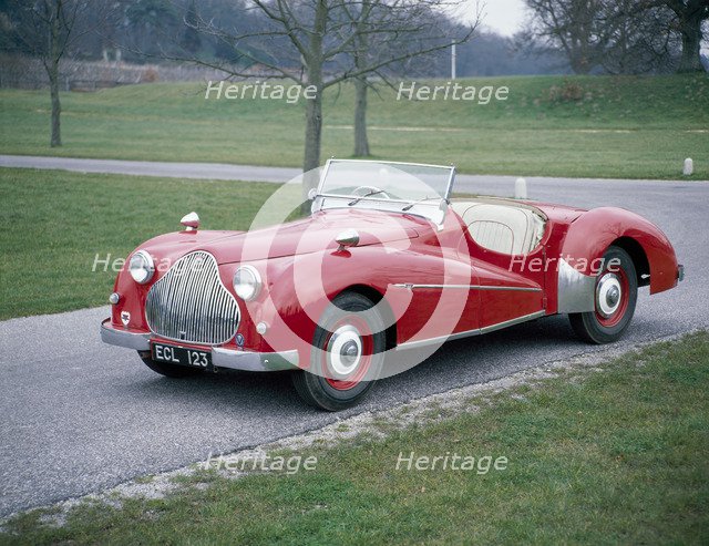 A 1950 Alvis TB21 sportscar. Artist: Unknown