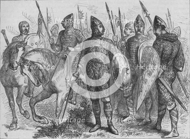 'Group of Norman Soldiers (A.D. 1066)', c1880. Artist: Unknown.