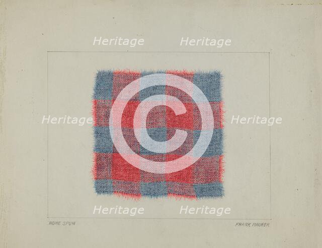 Textile, c. 1937. Creator: Frank Maurer.