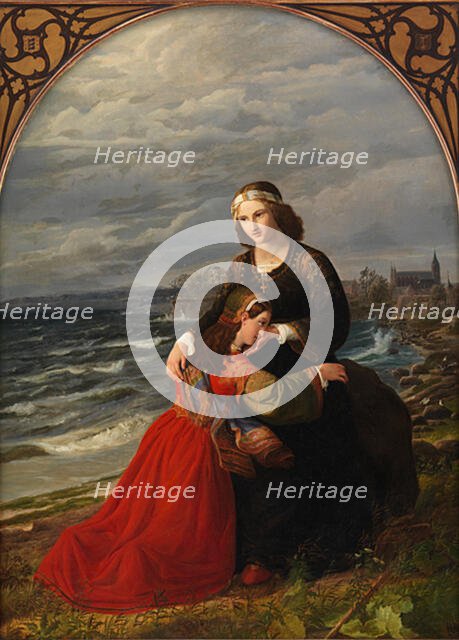 The Abandoned Daughters of the Lord High Constable, Stig Andersen Hvide, 1839. Creator: Dankvart Dreyer.