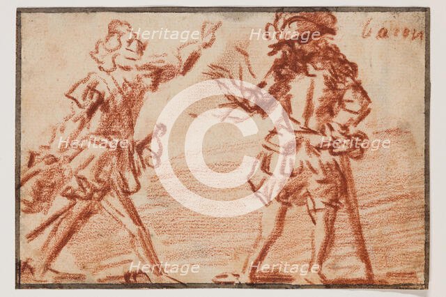 Actors, late 15th or early 16th century. Creator: Claude Gillot.