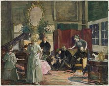 Reception, between 1861 and 1921. Creator: Lucien Simon.