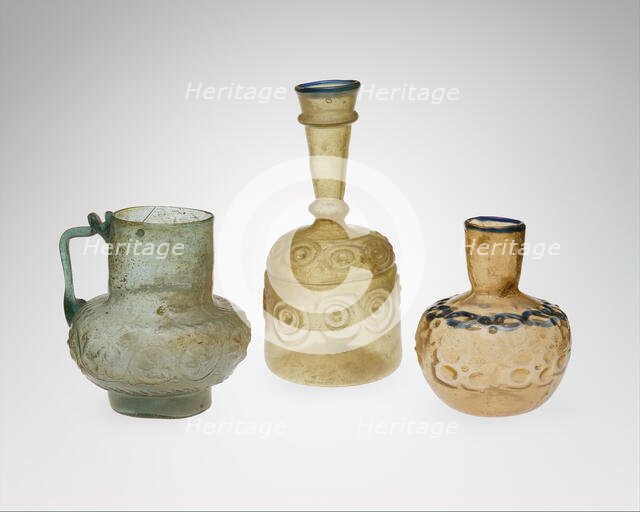 Ewer with Floral Scroll, Iran, 12th century. Creator: Unknown.