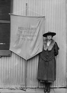 Woman Suffrage (Misc. Individual Suffragettes), 1917. Creator: Harris & Ewing.