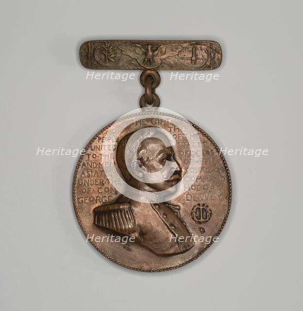 Dewey medal, c. 1898. Creator: Tiffany & Co.
