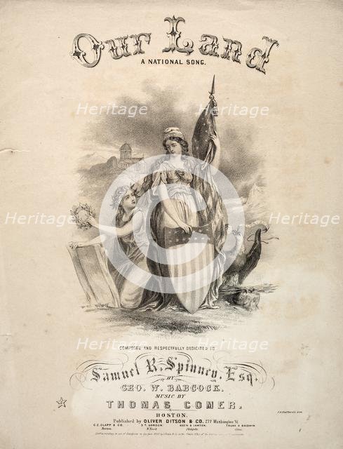 Our Land - Sheet Music Cover. Creator: Winslow Homer (American, 1836-1910).