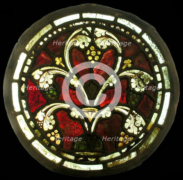 Ornamental Roundel, British, 1260-70. Creator: Unknown.