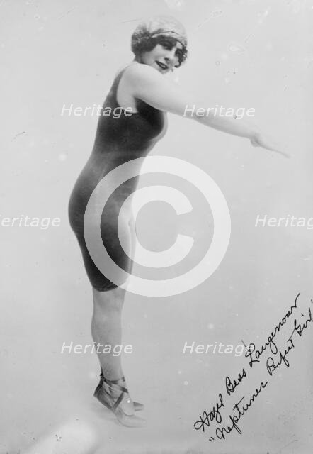Hazel Bess Laugenour [i.e., Laugenour] "Neptunes Perfect Girl", between c1910 and c1915. Creator: Bain News Service.