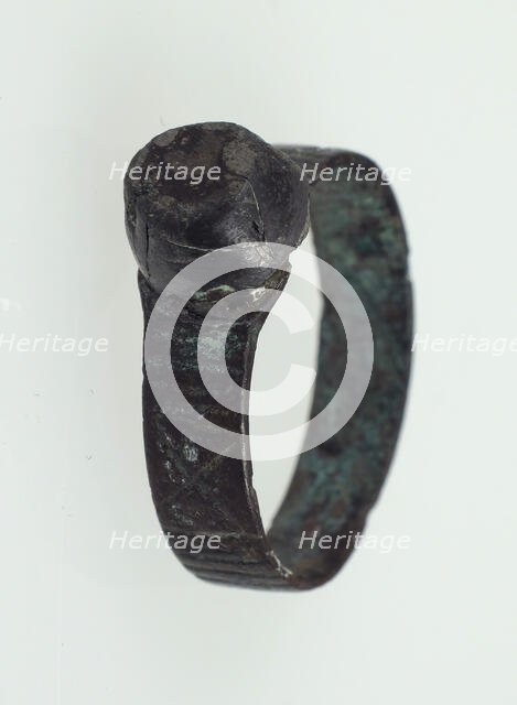 Finger Ring, Frankish, 7th century. Creator: Unknown.