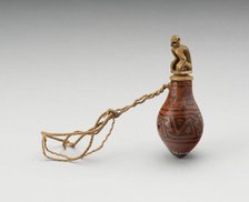 Incised Container for Lime with Monkey Stopper, A.D. 1000/1470. Creator: Unknown.