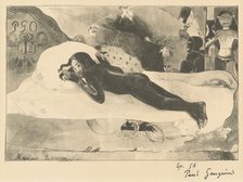 Manao Tupapau (She is Haunted by a Spirit), 1894. Creator: Paul Gauguin.