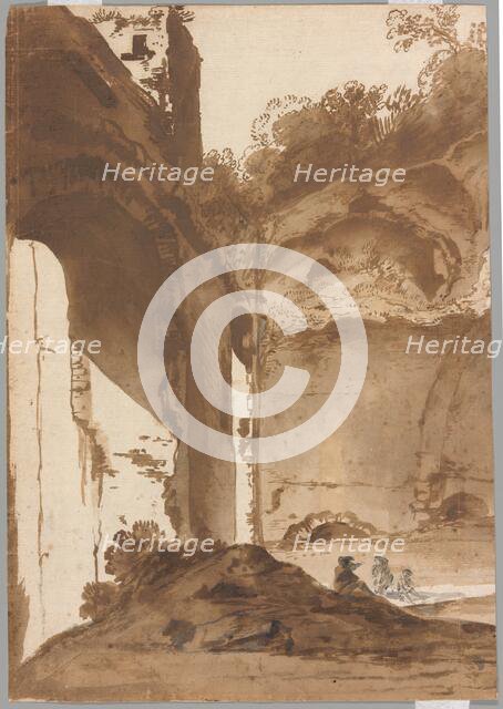 Villa of Maecenas at Tivoli, c. 1627. Creator: Bartholomeus Breenbergh.