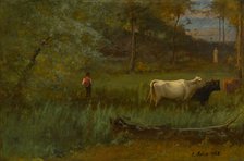 A Pastoral, c1882-85. Creator: George Inness.