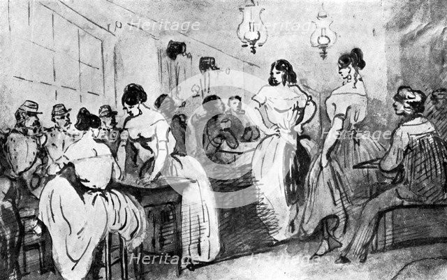 'Estaminet', (1930).Artist: Constantin Guys