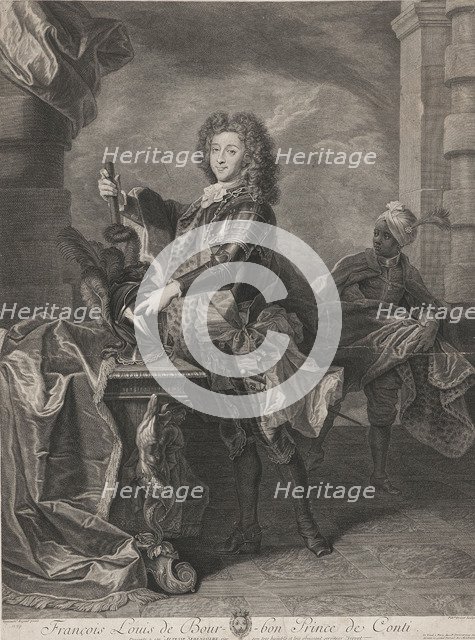 Portrait of Louis François de Bourbon, Prince of Conti (1717-1776), 1738.