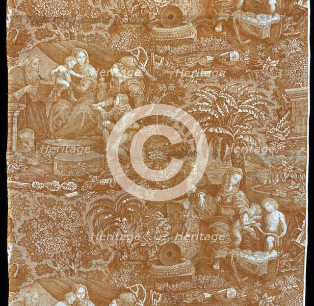 Panel (Furnishing Fabric), France, 1825/75. Creator: Unknown.