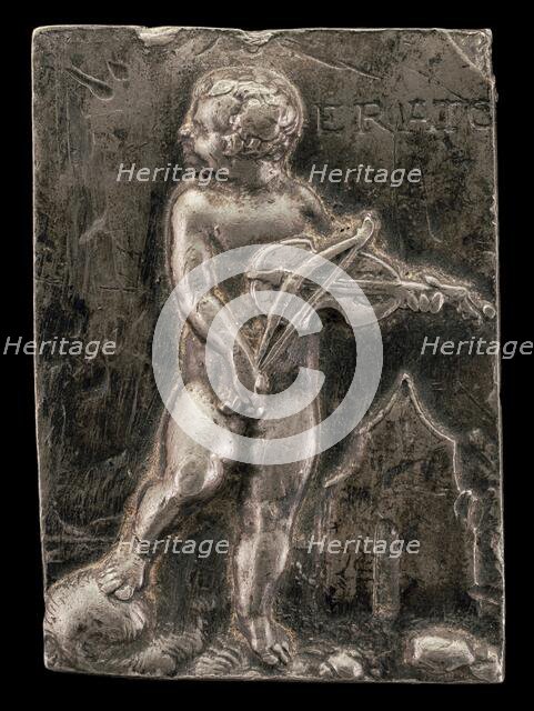 A Putto Symbolizing the Muse Erato, c. 1540. Creator: Peter Flotner.
