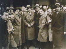 German boxer Max Schmeling arrives in Barcelona, Spain, 1933. Artist: Unknown