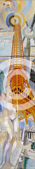 La Ville de Paris, la Femme et la Tour Eiffel, 1925. Creator: Delaunay, Robert (1885-1941).