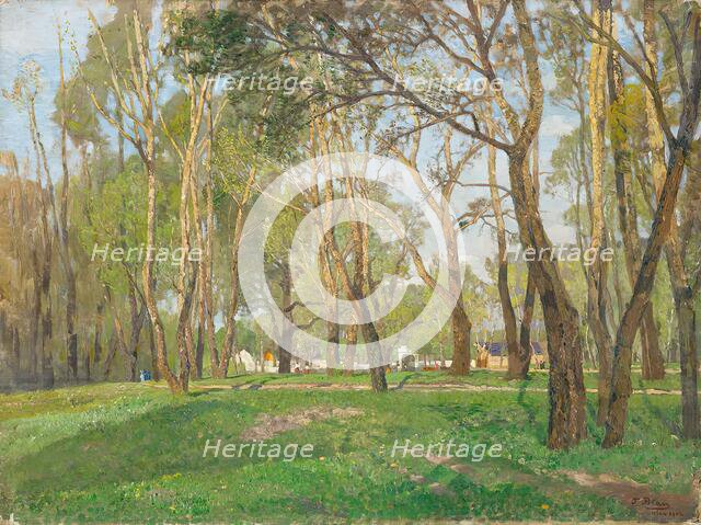 Krieau in the Prater, 1902. Creator: Tina Blau.