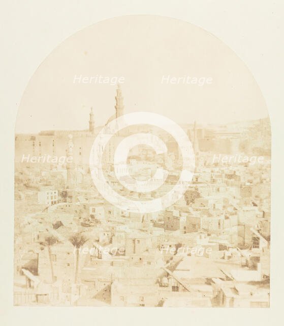 Vue générale du Kaire, prise de la Mosquée Tegloun, December 1849-January 1850. Creator: Maxime du Camp.