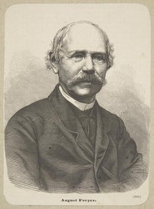 Portrait of the organist and composer Karol August Freyer (1801-1883). Creator: Styfi, Jan (1841-1921).