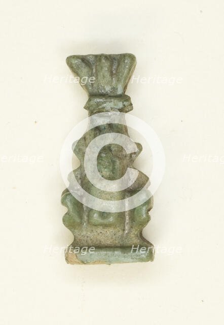 Amulet of the God Bes, Egypt, Third Intermediate Period-Late Period, Dynasties 21-31 (abt 1069-332 B Creator: Unknown.