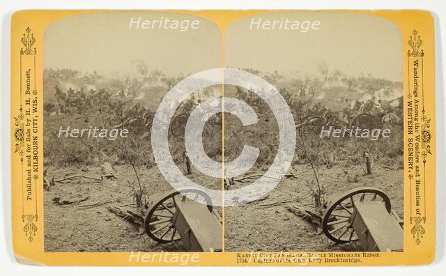 Capture of the Gun, Lady Breckinridge, 1889. Creator: Henry Hamilton Bennett.