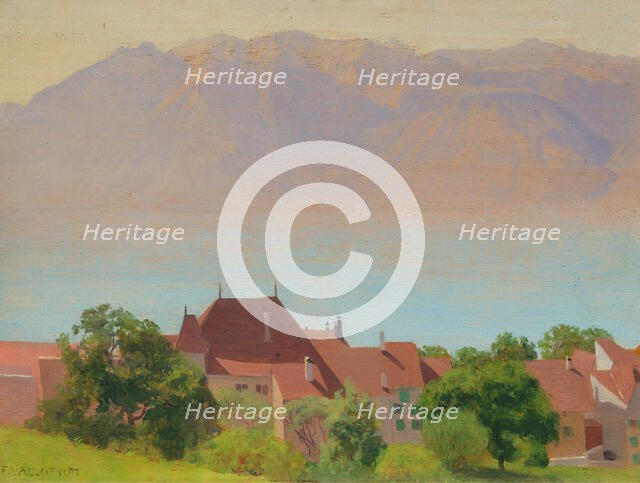 Lac Léman (Lake Geneva), c1892. Creator: Vallotton, Felix Edouard (1865-1925).