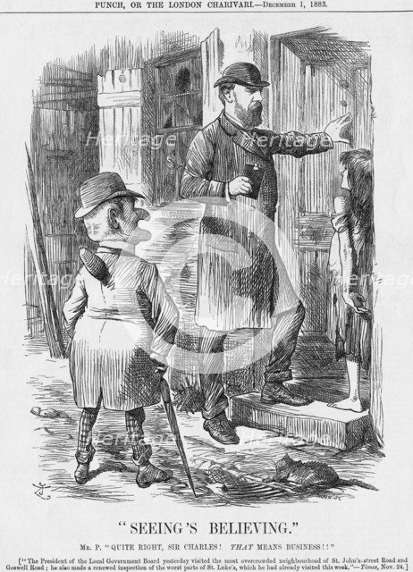 Seeing's Believing, 1883. Artist: Joseph Swain