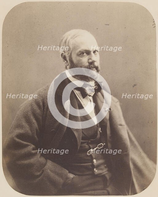 Portrait of Louis Candide Boulanger (1806-1867) , Third Quarter of 19th cen.. Creator: Nadar, Gaspard-Félix (1820-1910).