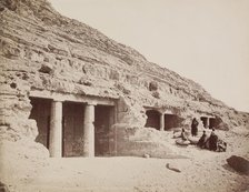 Northern Tombs at Beni Hasan, 19th century. Creator: Pascal Sébah.