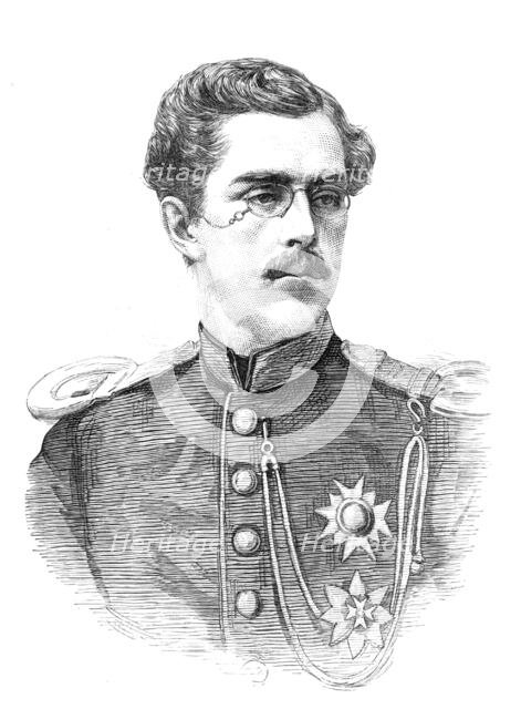 The Royal Marriage at Karlsruhe: the Crown Prince of Sweden and Norway, 1881. Creator: Unknown.