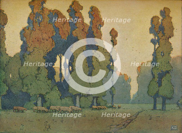 'The Glade', c1910. Artist: Alfred Hartley.