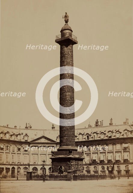 Vendome Column, Paris, between 1860 and 1870. Creator: Edouard Baldus.