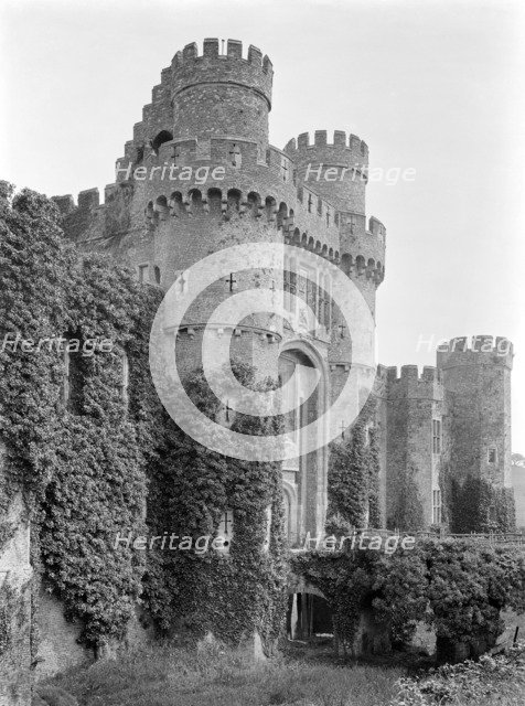 Herstmonceux Castle, East Sussex, 1920s. Artist: Nathaniel Lloyd.