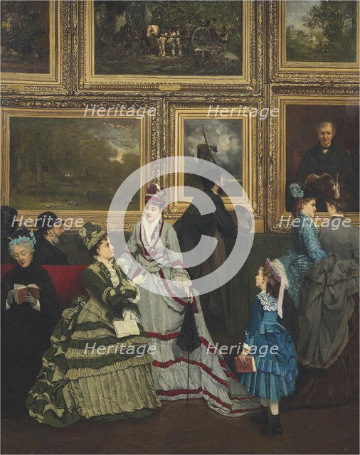 Le Salon de 1874, 1874. Creator: Cabaillot-Lassalle; Camille (1839-1902).