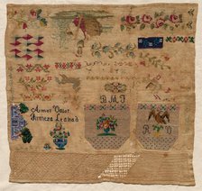 Sampler, 1800s. Creator: Unknown.