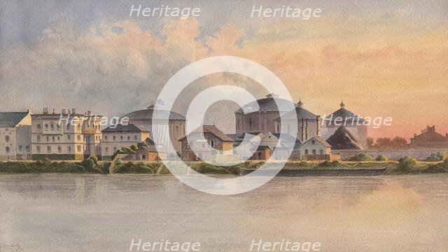 The Erdberger Lände in Vienna, 1884. Creator: Lambotte.