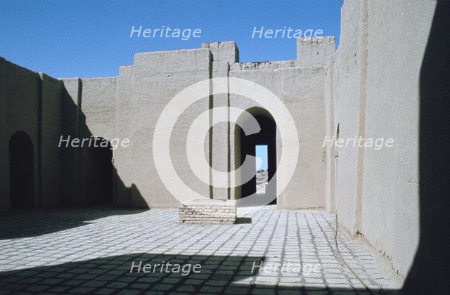 Temple of Nin Makh, Babylon, Iraq, 1977.