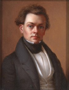 Self-Portrait, ca. 1850. Creator: Oliver Tarbell Eddy.
