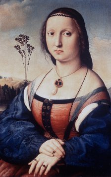 'Portrait of Maddalena Doni', 1506. Artist: Raphael