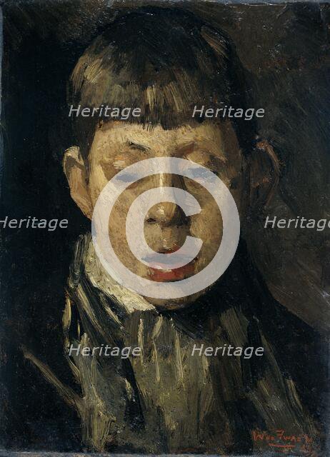 Head of a boy, c.1880-c.1890.  Creator: Willem de Zwart.