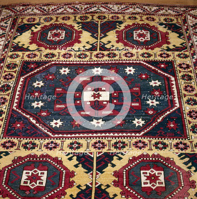 Turkish Rug with Garden Theme, 18th century. Artist: Unknown.