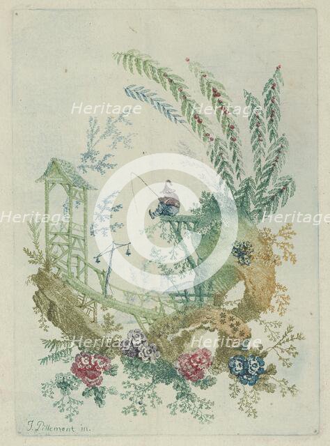 Ornament Design from Nouvelle Suite de Cahiers de Dessins Chinois, 1790s. Creator: Jean-Baptiste Pillement.